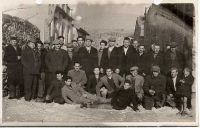 Απεργοί εργάτες βυρσοδεψίας στη Χίο, 1953.